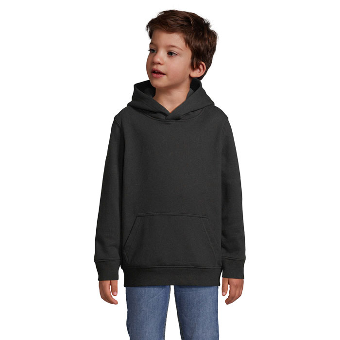 Sweat capuche promotionnel pour enfant CONDOR KIDS Noir 1